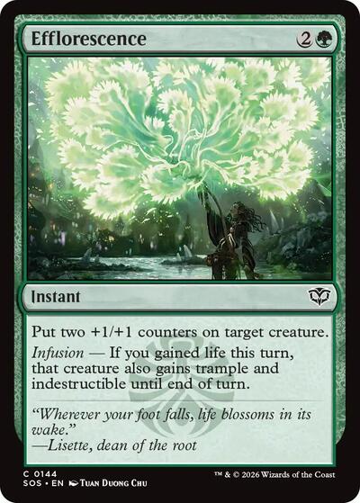 Efflorescence (Secrets of Strixhaven) Near Mint Foil