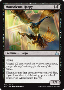 Mausoleum Harpy (Rivals of Ixalan) Near Mint Foil