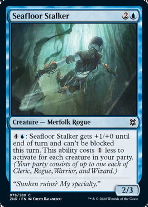 Seafloor Stalker (Zendikar Rising) Near Mint Foil