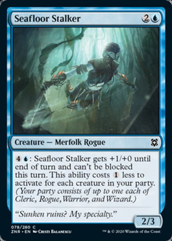 Seafloor Stalker (Zendikar Rising) Near Mint Foil