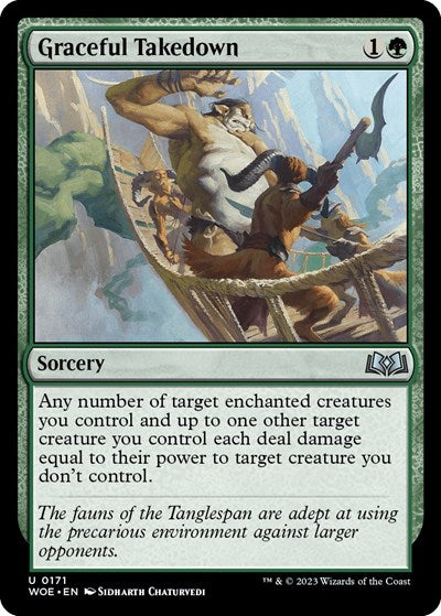 Graceful Takedown (Wilds of Eldraine) Near Mint