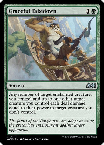 Graceful Takedown (Wilds of Eldraine) Near Mint