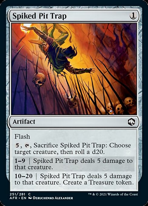 Spiked Pit Trap (Adventures in the Forgotten Realms) Near Mint