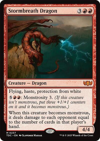 Stormbreath Dragon (Commander: Tarkir: Dragonstorm) Near Mint