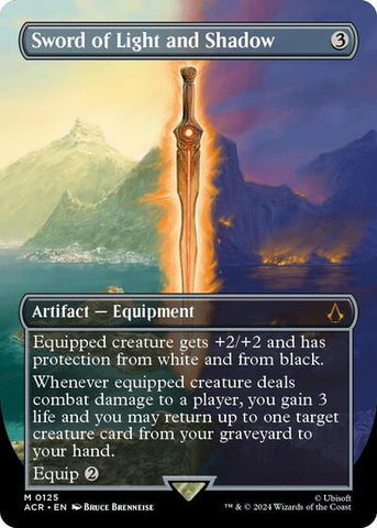 Sword of Light and Shadow (Borderless) (Universes Beyond: Assassin's Creed) Near Mint Foil
