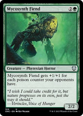 Mycosynth Fiend (Commander: Phyrexia: All Will Be One) Near Mint