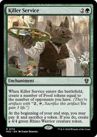 Killer Service (Commander: Murders at Karlov Manor) Near Mint