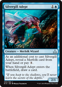 Silvergill Adept (Rivals of Ixalan) Near Mint