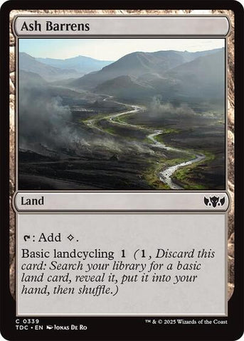 Ash Barrens (Commander: Tarkir: Dragonstorm) Near Mint