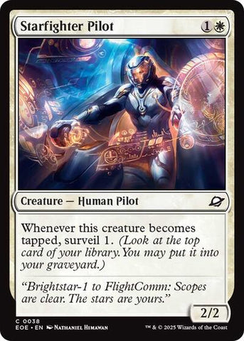 Starfighter Pilot (Edge of Eternities) Near Mint Foil