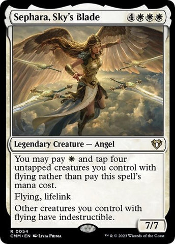 Sephara, Sky's Blade (Commander Masters) Near Mint
