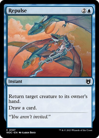 Repulse (Commander: Wilds of Eldraine) Near Mint