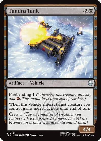 Tundra Tank (Avatar: The Last Airbender) Near Mint Foil