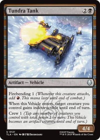 Tundra Tank (Avatar: The Last Airbender) Near Mint Foil