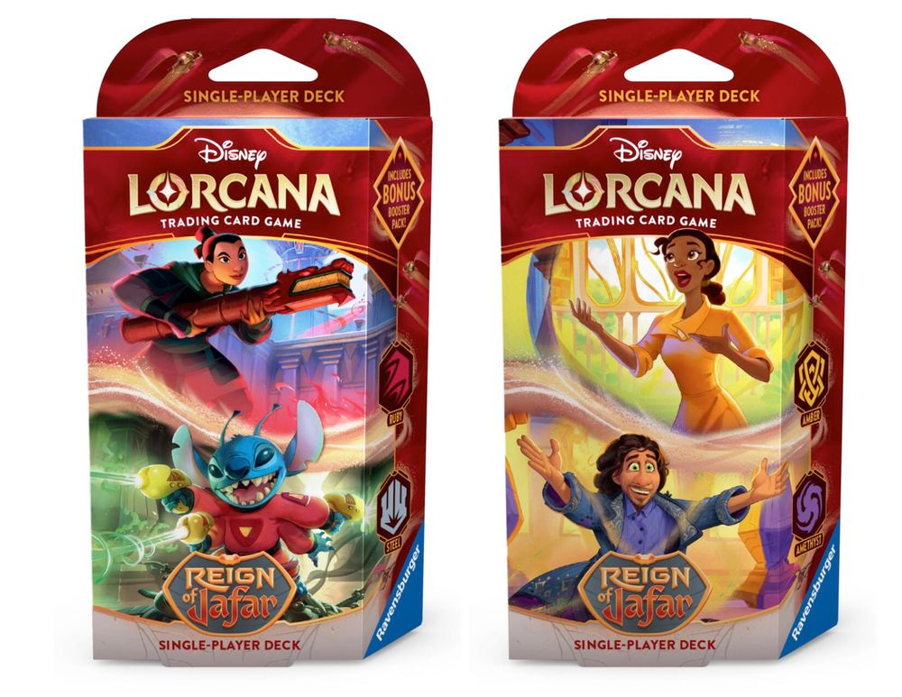 Disney Lorcana: Reign of Jafar Starter Deck [Set of 2]