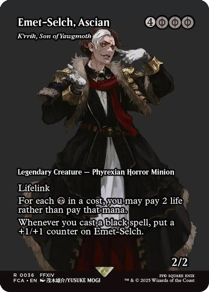 Emet-Selch, Ascian - K'rrik, Son of Yawgmoth (Showcase)