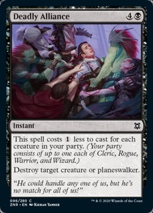Deadly Alliance (Zendikar Rising) Near Mint Foil
