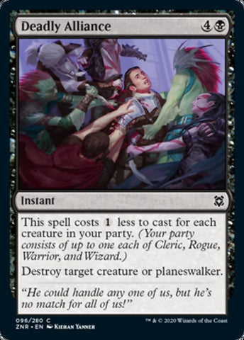 Deadly Alliance (Zendikar Rising) Near Mint Foil