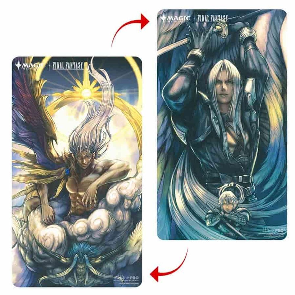 FINAL FANTASY Double Sided Playmat for Magic: The Gathering - Sephiroth, Fabled SOLDIER