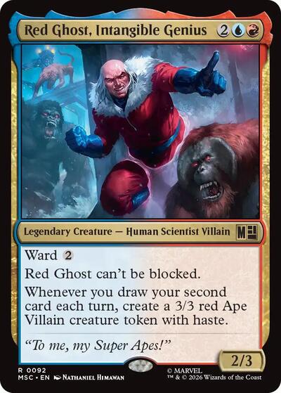 Red Ghost, Intangible Genius (Commander: Marvel Super Heroes) Near Mint