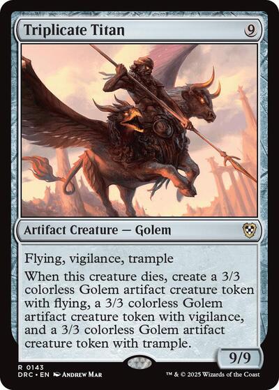 Triplicate Titan (Commander: Aetherdrift) Near Mint