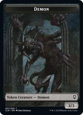 Demon Token (Commander Legends: Battle for Baldur's Gate) Near Mint