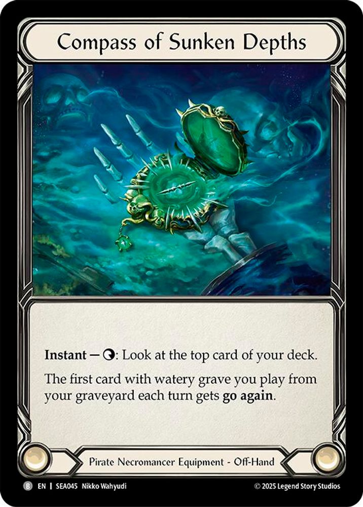 Compass of Sunken Depths // Treasure Island
