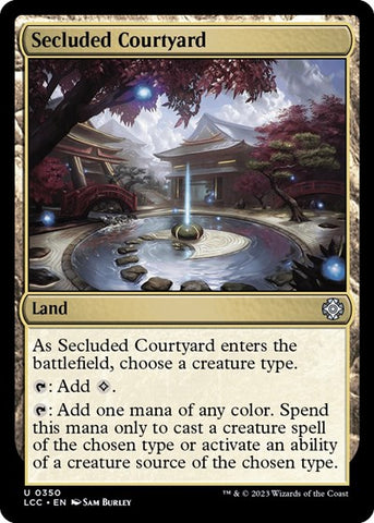 Secluded Courtyard (Commander: The Lost Caverns of Ixalan) Near Mint