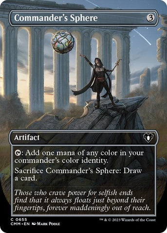 Commander's Sphere (Borderless) (Commander Masters) Near Mint