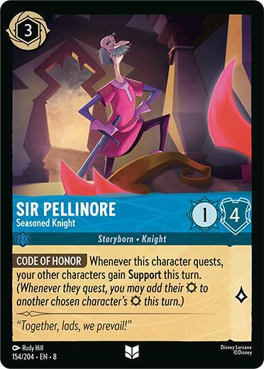 Sir Pellinore - Seasoned Knight (Reign of Jafar) Near Mint