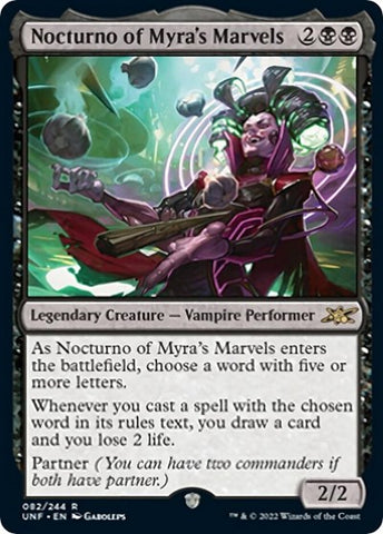 Nocturno of Myra's Marvels (Unfinity) Near Mint