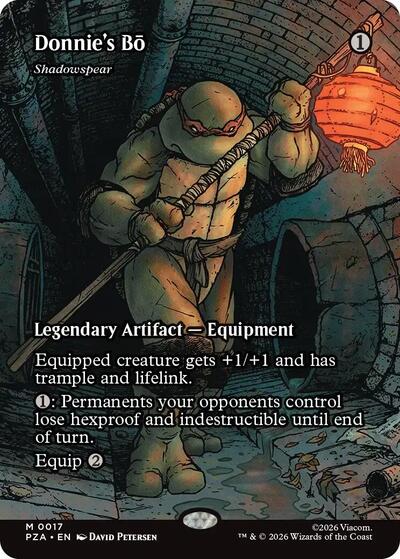 Donnie's Bo - Shadowspear (Borderless) (Teenage Mutant Ninja Turtles Eternal-Legal) Near Mint