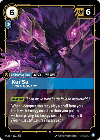 Kai'Sa Evolutionary (Origins) Near Mint Foil