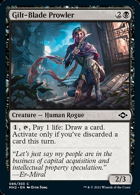 Gilt-Blade Prowler (Modern Horizons 2) Near Mint Foil