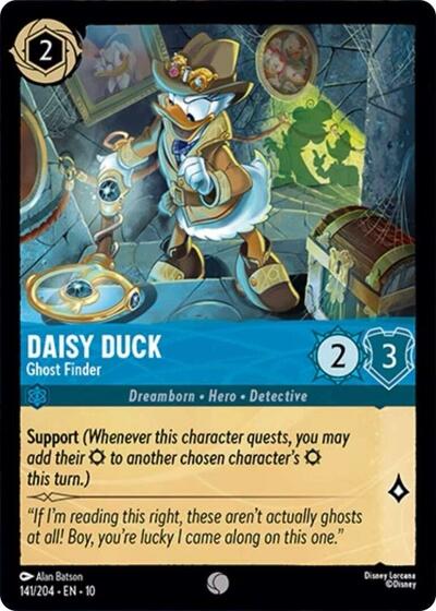 Daisy Duck - Ghost Finder (Whispers in the Well) Near Mint Cold Foil