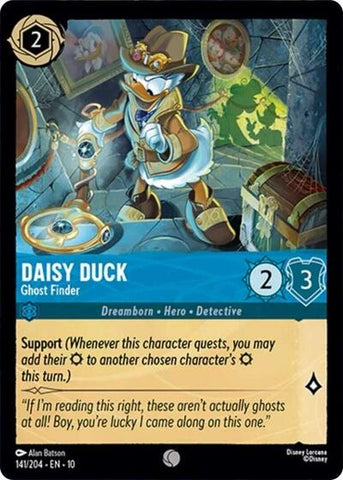 Daisy Duck - Ghost Finder (Whispers in the Well) Near Mint Cold Foil