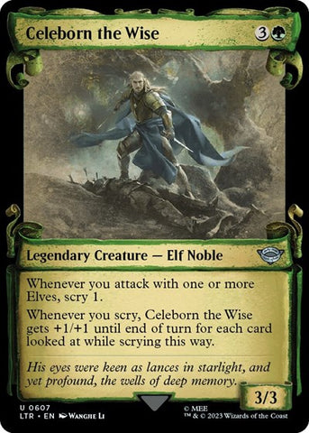 Celeborn the Wise (Showcase Scrolls) (Universes Beyond: The Lord of the Rings: Tales of Middle-earth) Near Mint Foil