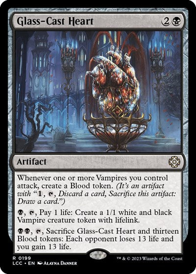 Glass-Cast Heart (Commander: The Lost Caverns of Ixalan) Near Mint