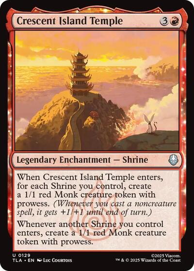 Crescent Island Temple (Avatar: The Last Airbender) Near Mint Foil