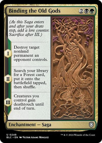 Binding the Old Gods (Commander: Bloomburrow) Near Mint