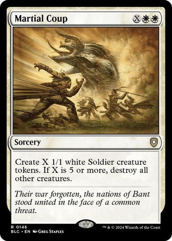 Martial Coup (Commander: Bloomburrow) Near Mint