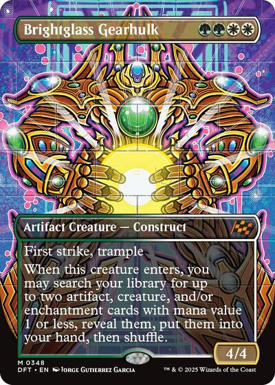Brightglass Gearhulk (Borderless) (Aetherdrift) Near Mint Foil