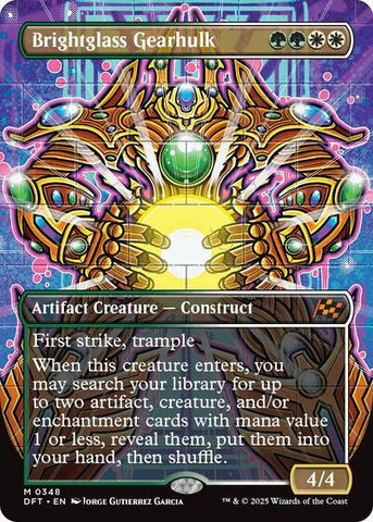 Brightglass Gearhulk (Borderless) (Aetherdrift) Near Mint Foil