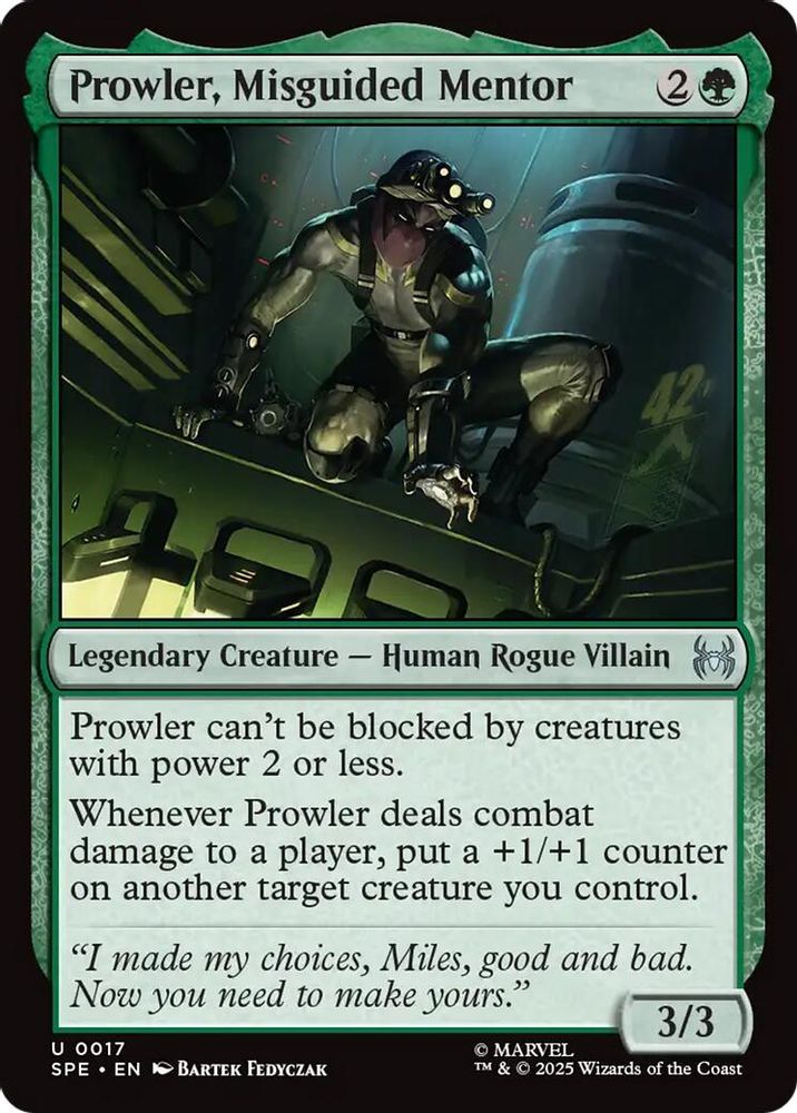 Prowler, Misguided Mentor