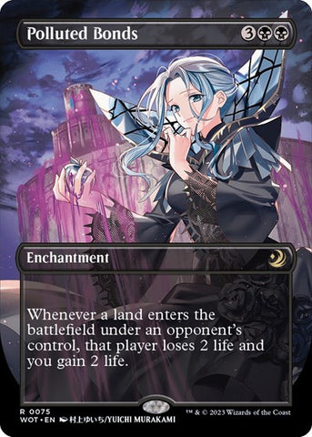 Polluted Bonds (Anime Borderless) (Wilds of Eldraine: Enchanting Tales) Near Mint