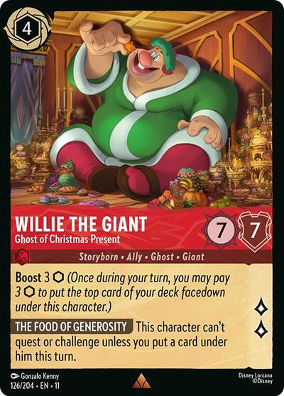 Willie the Giant - Ghost of Christmas Present (Winterspell) Near Mint