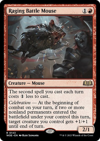 Raging Battle Mouse (Wilds of Eldraine) Near Mint