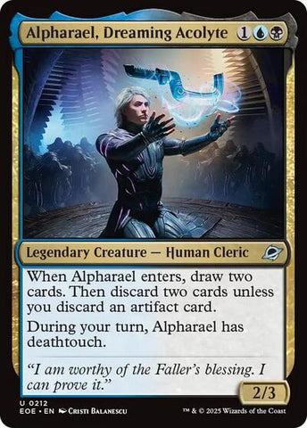 Alpharael, Dreaming Acolyte (Edge of Eternities) Near Mint Foil