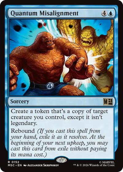 Quantum Misalignment (Commander: Marvel Super Heroes) Near Mint