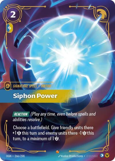 Siphon Power (Origins) Near Mint Foil